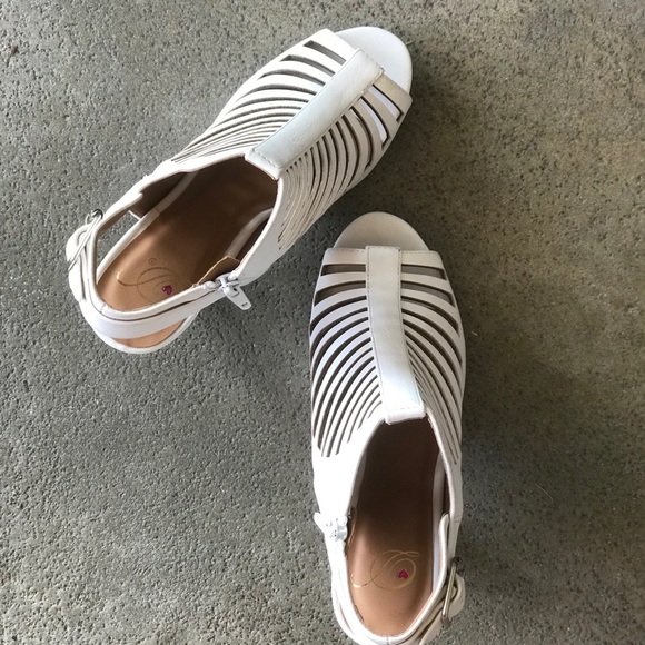 Restock! Delicious White Strappy 3.75” Heel Sandal - Picture 7 of 8